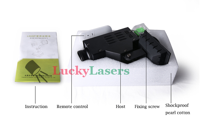 LED HD 50W Laser Logo Lights Customize Your LOGO Projection Lamp